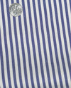 Marineblaues Hemd mit Streifen