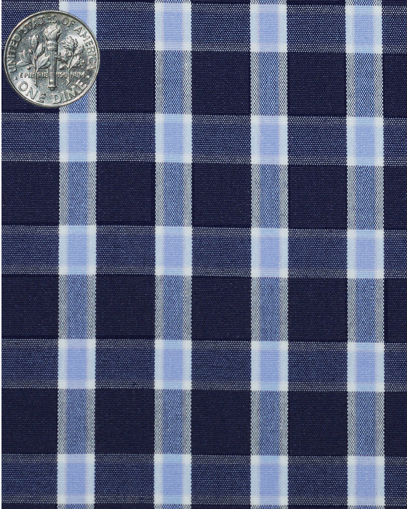 Tatersall bleu marine