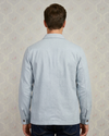 Fresco Cotton Hemdjacke in Wolkenblau