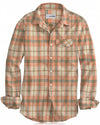 Orange Turquoise Cream Madras Checks Twill