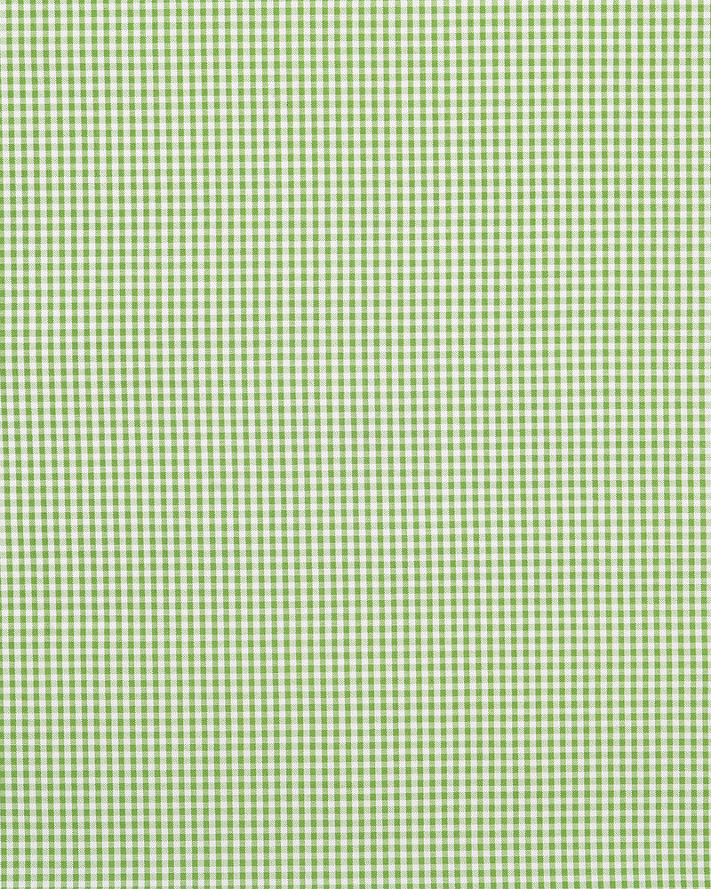 Grüner kleiner Gingham-Seersucker