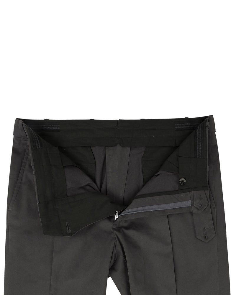 Pantalon en sergé gris