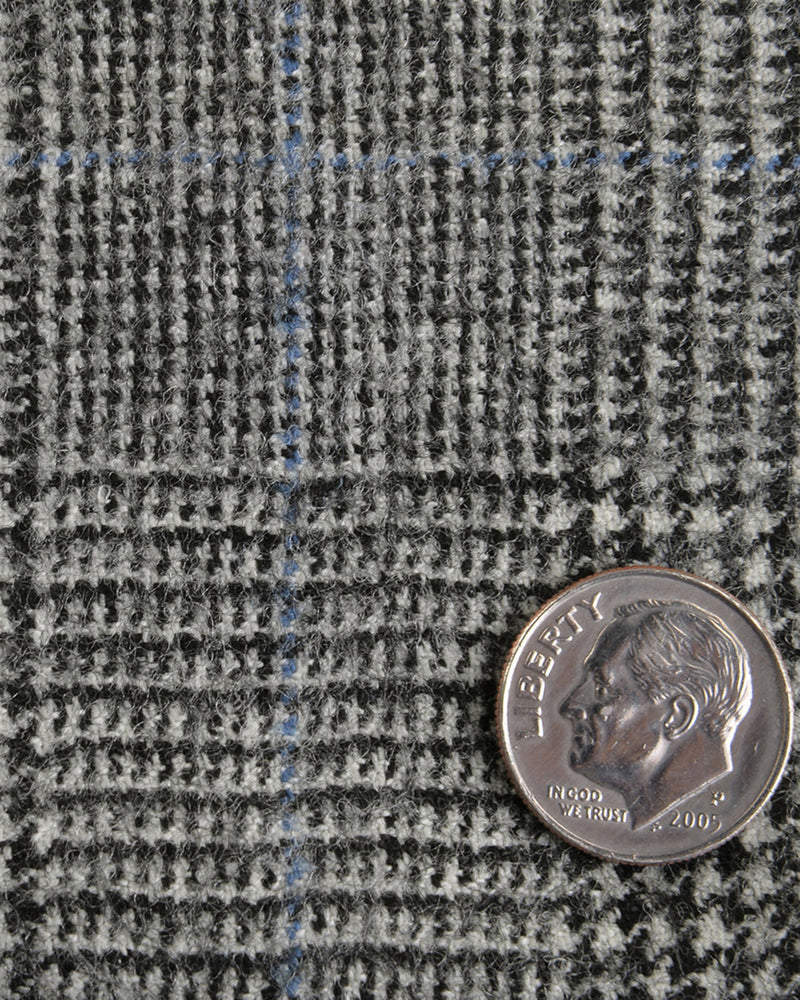Minnis Flannel: Black Glen Check Jacket