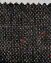 Holland &amp; Sherry Tweed Wolle Schwarz &amp; Grau mit Red Point Tweed Point Tweed