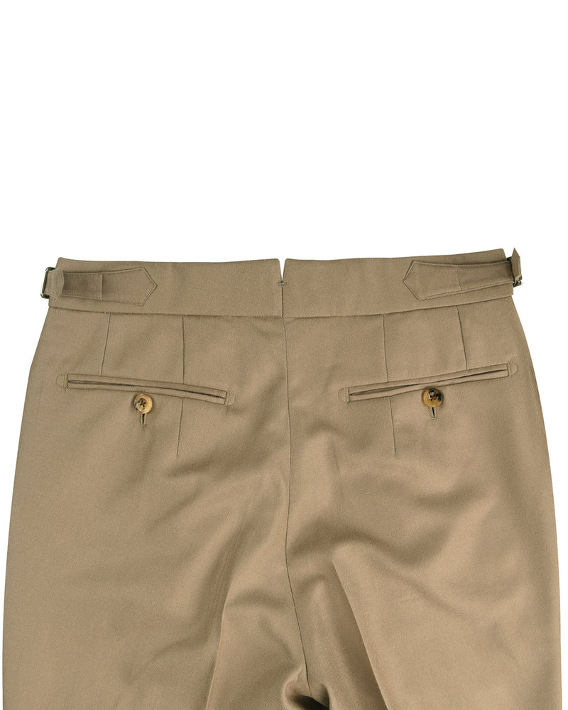 Holland Sherry Classic Kammgarn Flanell Khaki Twill