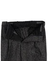 Holland &amp; Sherry Tweed Wolle Schwarz &amp; Grau mit Red Point Tweed Point Tweed