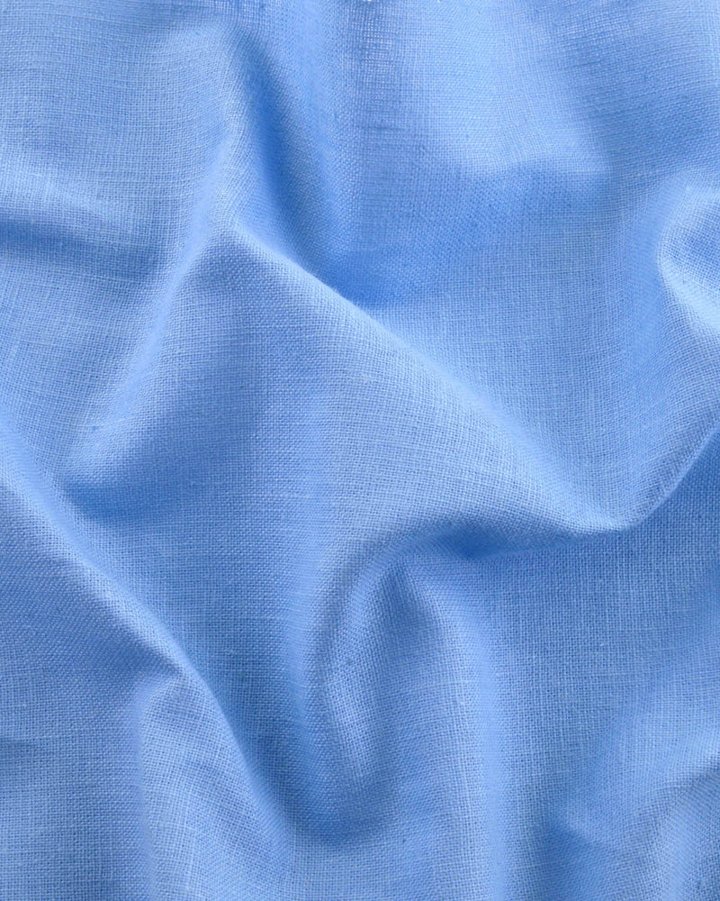 Chambray Fresco « Madapolam » bleu de Prusse clair