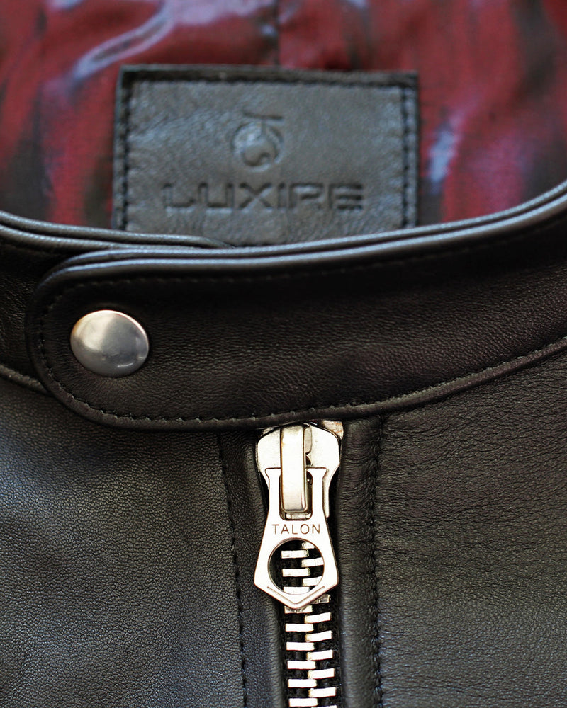 Styleforum+Luxire : Veste de motard en cuir 