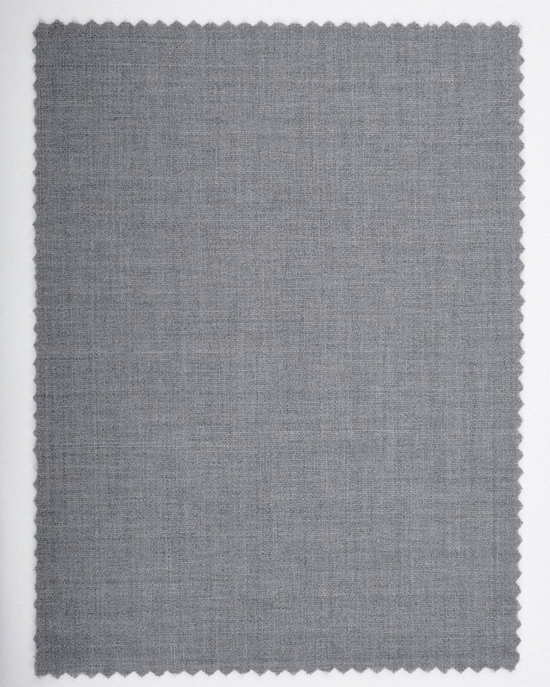 Loro Piana: Hellgraue Wollhose mit Kordelzug