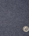 Loro Piana: Marineblauer Twill-Wollstoff