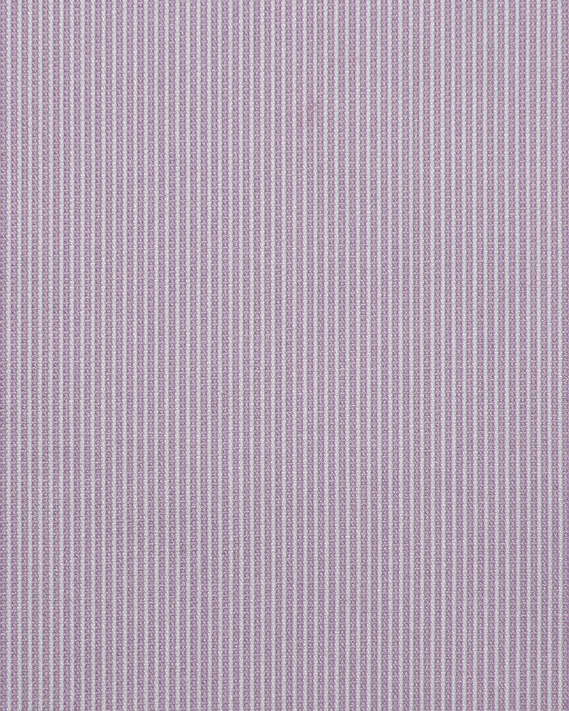 Coton Poly : Rayures fines texturées violettes