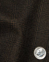 Loro Piana: Dunkelbraunes Mini-Glen-Karo