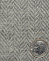 Loro Piana: Grey Herringbone Tweed