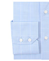 Hellhimmelblaues Glen-Plaid