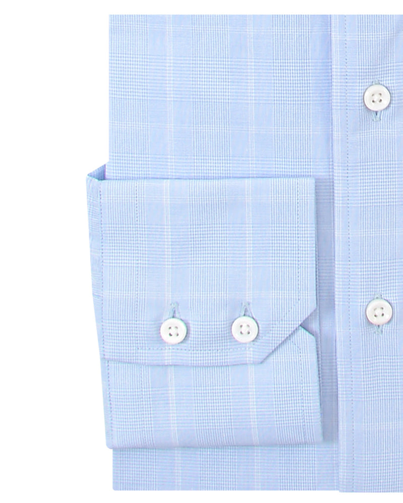 Hellhimmelblaues Glen-Plaid