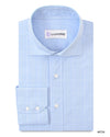 Hellhimmelblaues Glen-Plaid