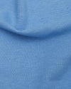 Stahlblaues Polo-T-Shirt aus Baumwolle
