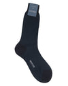 Bresciani-Baumwollrippsocken-Bluette