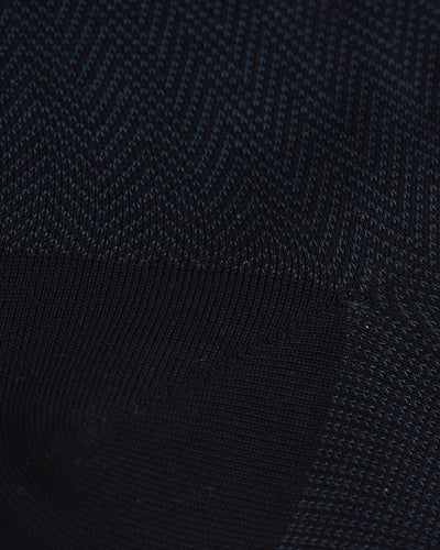 Bresciani- Cotton Rib Socks-Bluette
