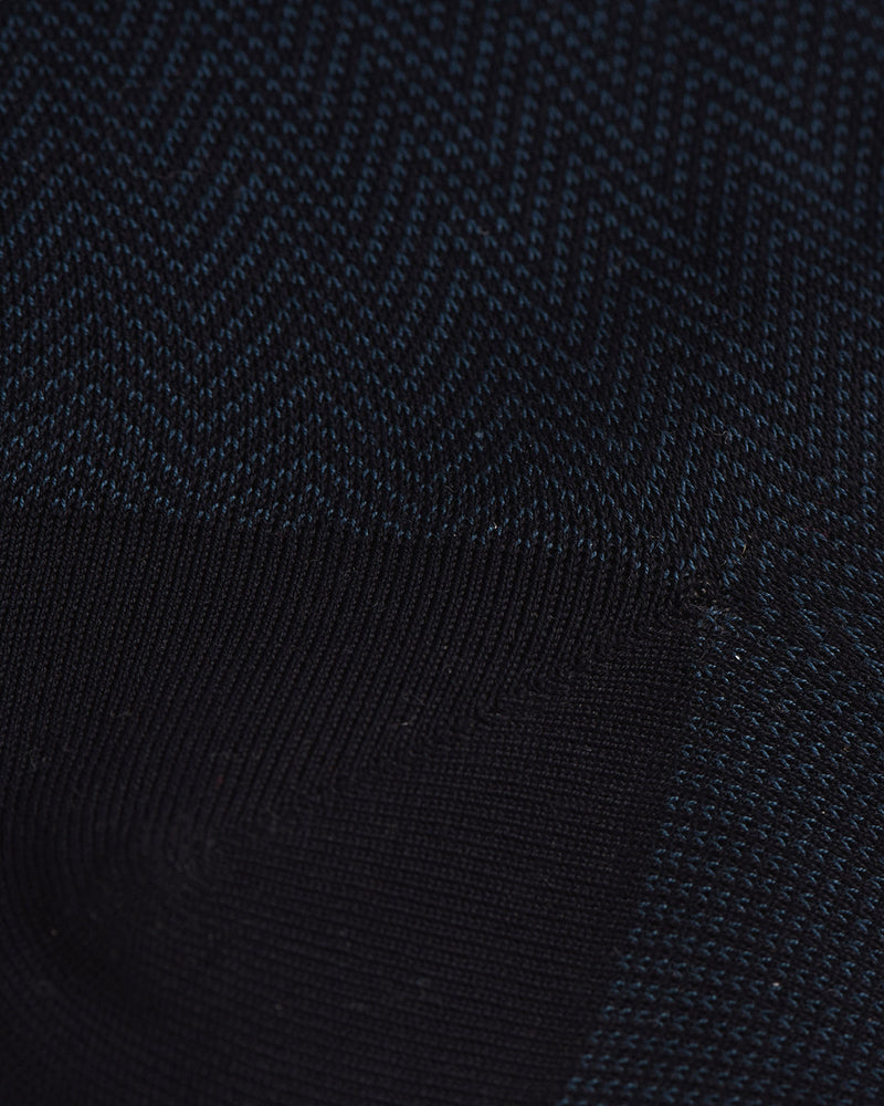 Bresciani-Baumwollrippsocken-Bluette