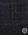 Hose Minnis Fresco III: Grau-blaues Prince-of-Wales-Karomuster