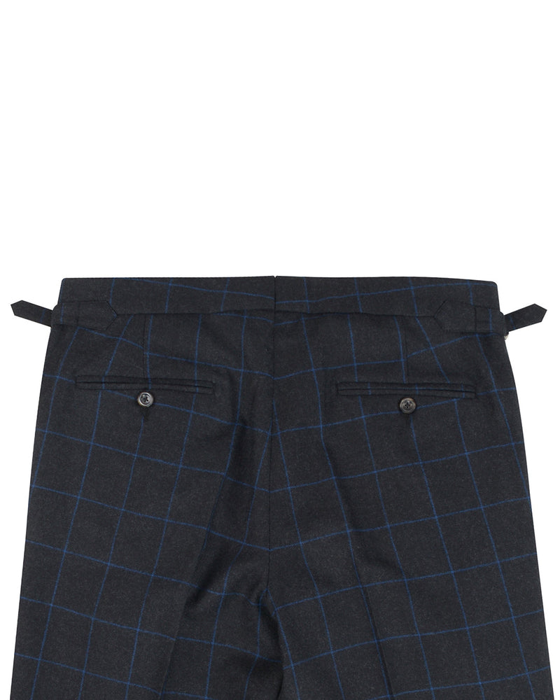 Minnis Flannel: Dunkelblaue Twill-Hose