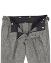 Molloy Herringbone Donegal Tweed Pants - Grey