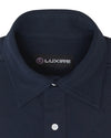 Oxford-Polo-T-Shirt in Blau