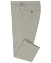 Pantalon en flanelle gris clair à doubles rayures VBC