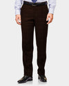 Drapers Braune Hose mit Makro-Karos