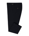 Dunkelblauer Woll-Twill-Deckmantel