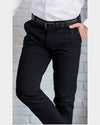 Dunkelblauer Woll-Twill-Deckmantel