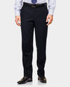 Dunkelblauer Woll-Twill-Deckmantel
