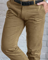 VBC Weizenbrauner Twill-Flanell