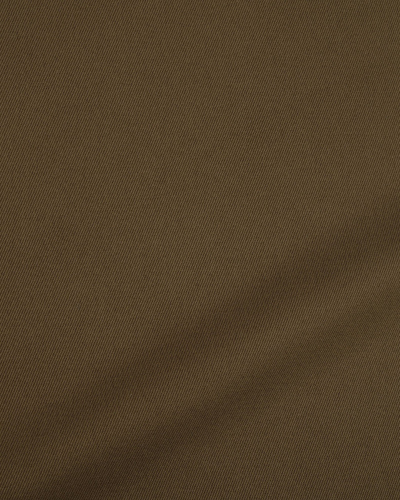 Dacota Soft dunkelbraune Stretch-Twill-Hose