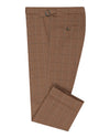 Ethomas Burn Orange Tattersal-Plaid