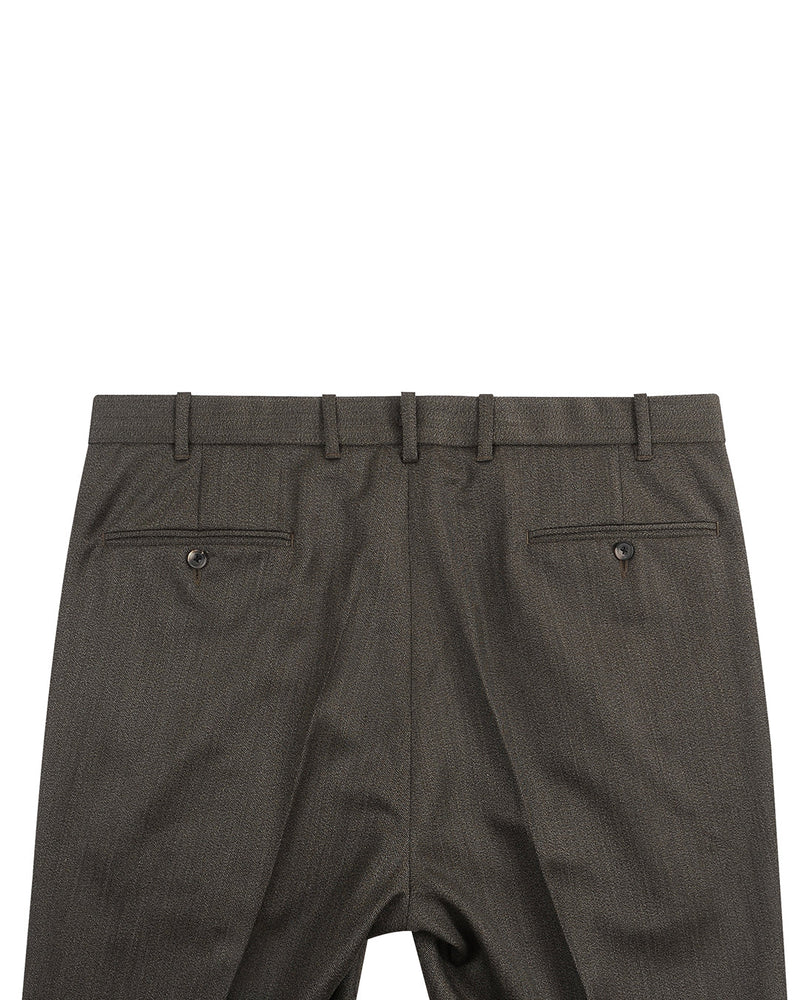 VBC 100% Wolle: Brauner Kavallerie-Twill