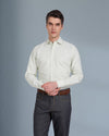 Chemise Oxford classique vert pâle