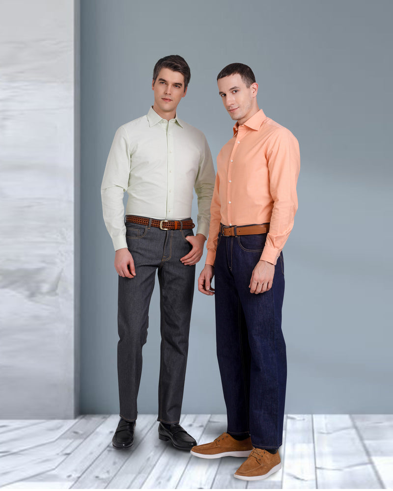 Chemise Oxford classique vert pâle