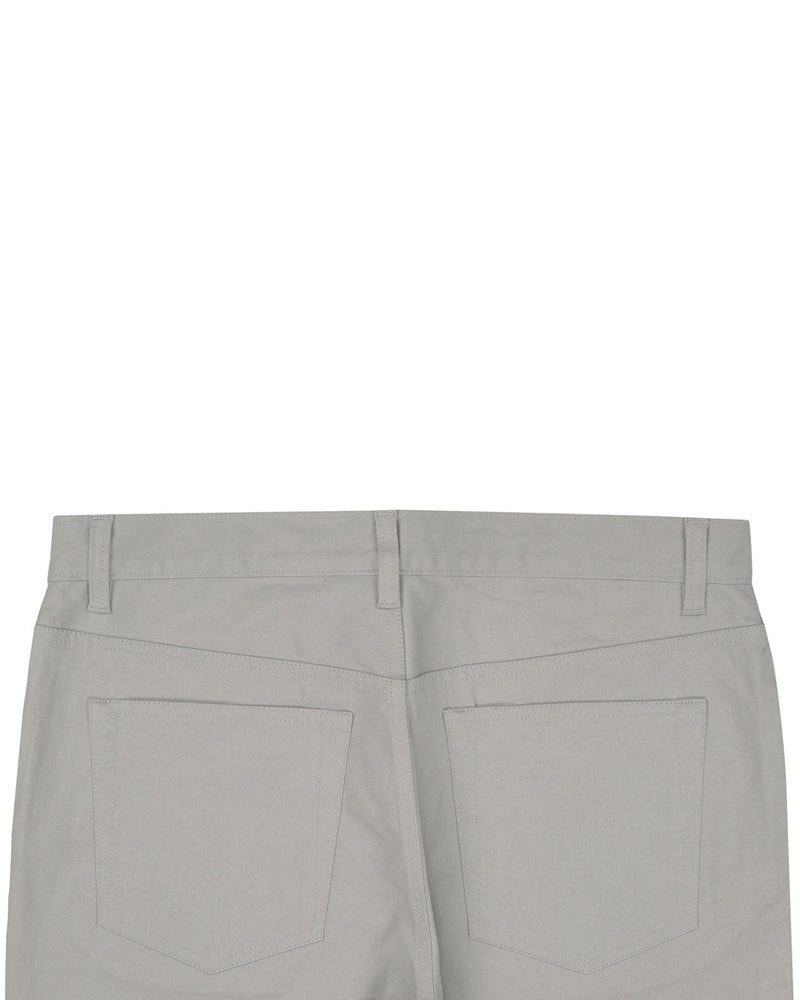 Pastellgraue Twill-Chino