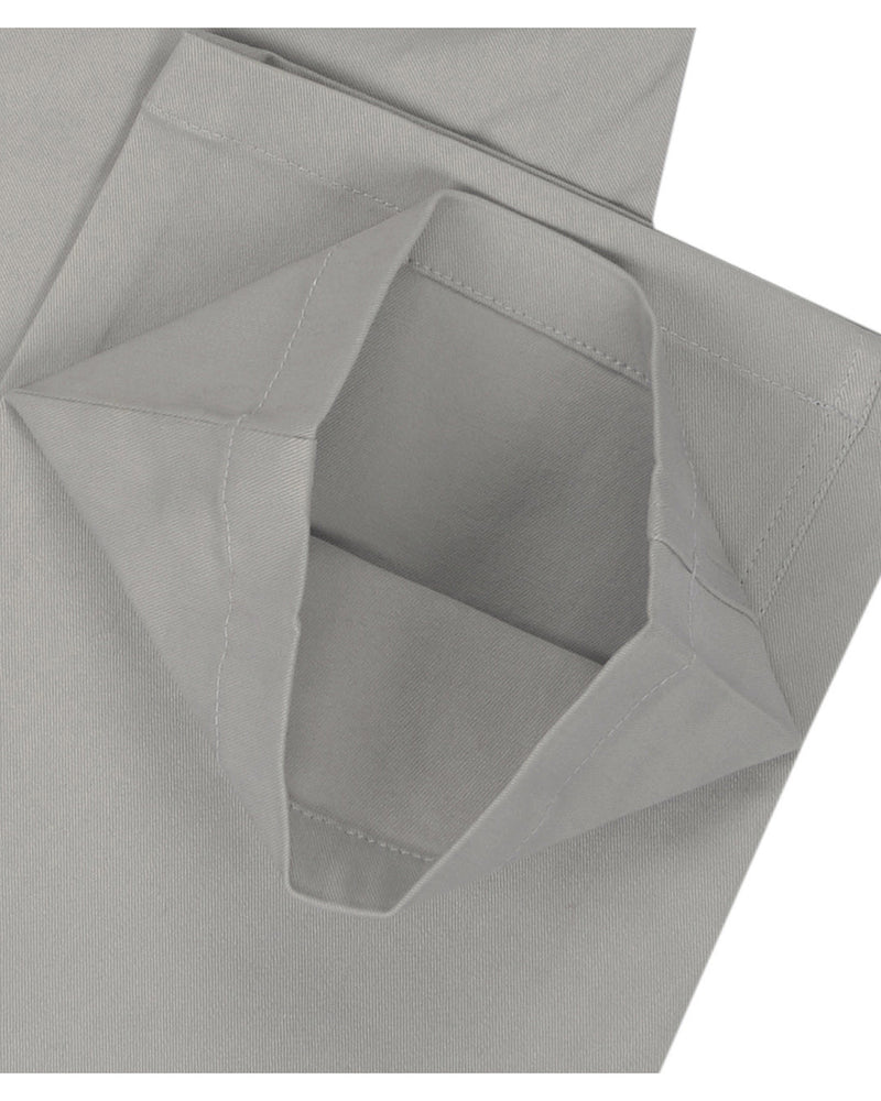 Pastellgraue Twill-Chino