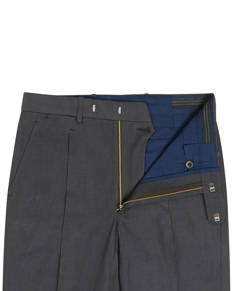 Chino aus pudergrauem Twill