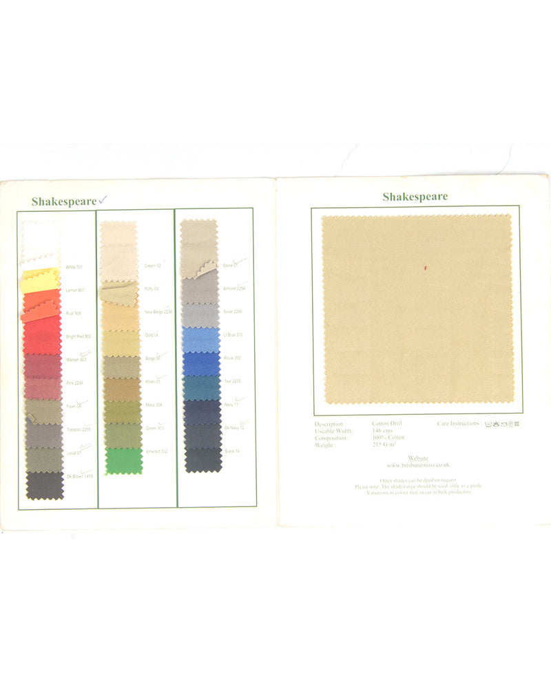 Brisbane Moss leuchtend roter Twill