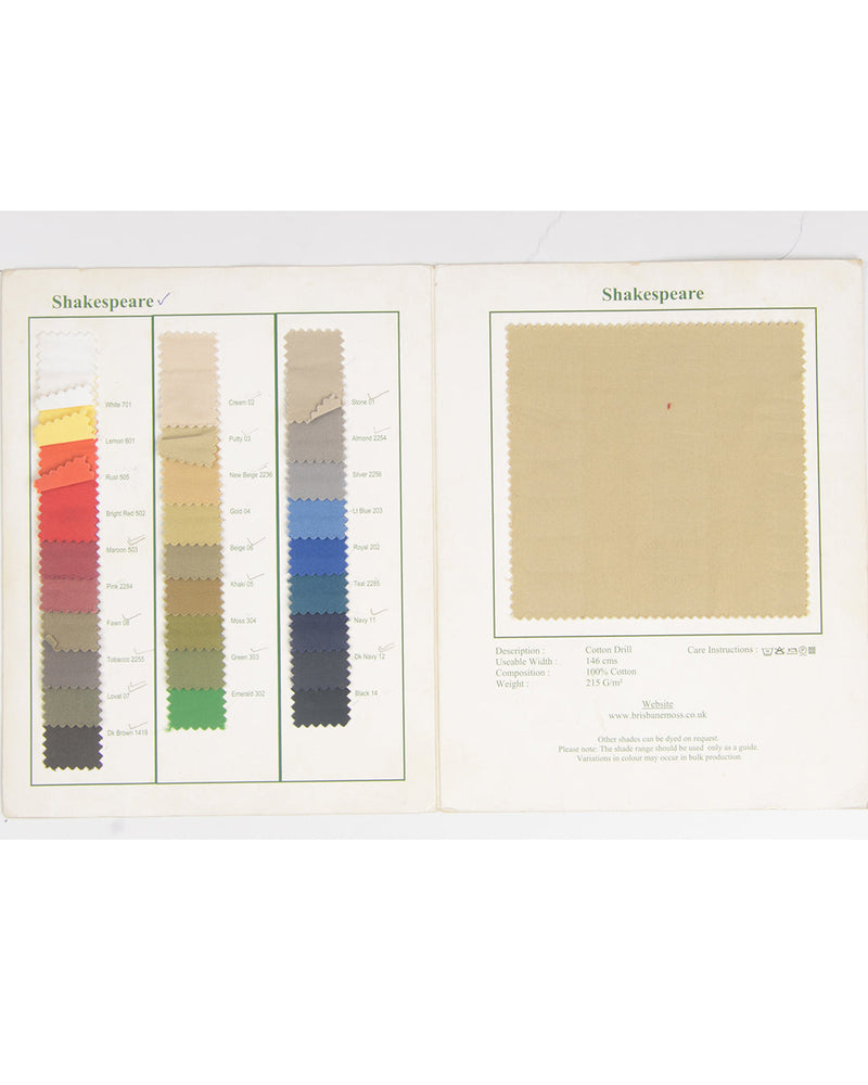 Brisbane Moss dunkelbrauner Twill