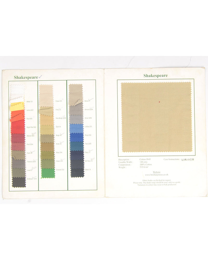 Brisbane Moss Hellbrauner Twill