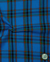 Blau, Schwarz, Dunkelorange, Grün, Tartan-Karos