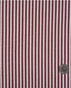 Shorts in Rose Red White Bengal Stripes Seersucker