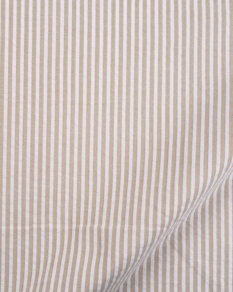 Pullover Shirt in Seersucker Stripes