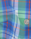 Grün, Blau, Orange, Madras-Karos