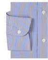 Albini Blue White Candy Stripes